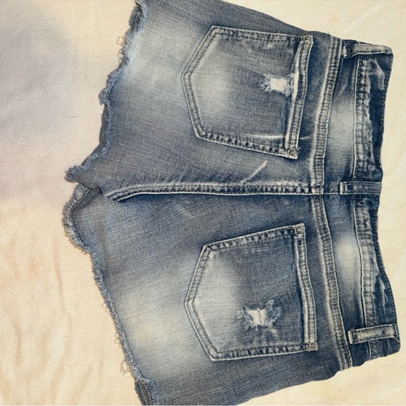 Denim/Lace shorts - Picture 4 of 4